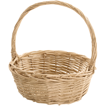 Picture of Round Willow W/Handle 13"