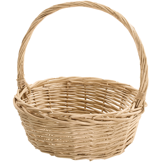 Picture of Round Willow W/Handle 13"