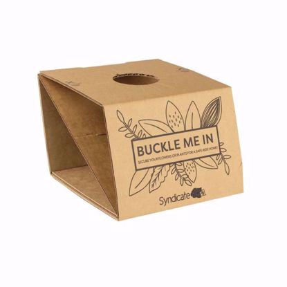 Picture of Syndicate Sales SM Buckle Me In Vase Carrier - Kraft