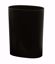Picture of 8" Oval Vase - Black