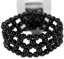 Picture of Confetti Flower Bracelet- Black
