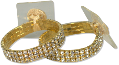 Picture of Princess Rhinestone Bracelet- Gold