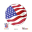Picture of 18" 2 Sided Foil Mylar Balloon-Patriotic Holographic