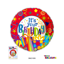 Picture of 18" 2 Sided Foil Mylar Balloon-It's Your Birthday