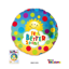 Picture of 18" 2 Sided Foil Mylar Balloon-Feel Better Soon
