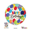 Picture of 18" 2 Sided Foil Mylar Balloon-Happy Birthday