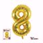 Picture of 34" Mylar Foil Balloon Gold-#8