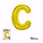 Picture of 34" Mylar Foil Balloon Gold-C