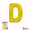 Picture of 34" Mylar Foil Balloon Gold-D