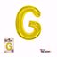 Picture of 34" Mylar Foil Balloon Gold-G