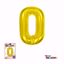 Picture of 34" Mylar Foil Balloon Gold-O