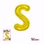 Picture of 34" Mylar Foil Balloon Gold-S