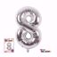 Picture of 34" Mylar Foil Balloon Silver-#8