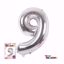Picture of 34" Mylar Foil Balloon Silver-#9