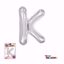 Picture of 34" Mylar Foil Balloon Silver-K