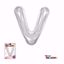 Picture of 34" Mylar Foil Balloon Silver-V