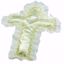 Picture of Ivory Satin Cross With Lace Edge