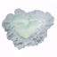 Picture of Oversized White Satin Heart With Lace Edge