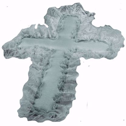 Picture of White Cross Plaque