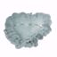 Picture of White Satin Heart Covered With White Lace And Lace Edge
