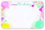 Picture of Happy Birthday Enclosure Card (PACK 50)