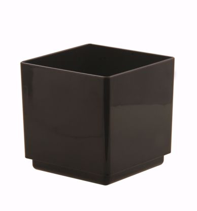 Picture of 4" Plastic Cube - Black