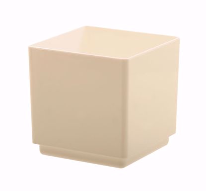 Picture of 4" Plastic Cube - White