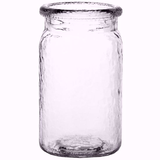 Picture of 5.5" Clear Hammered Jar