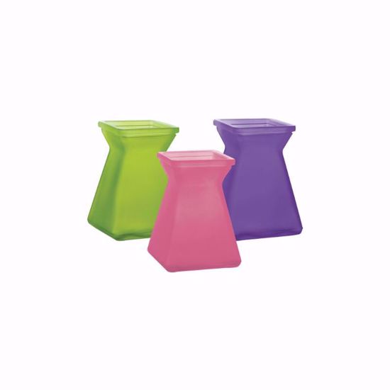 Picture of 5" Gathering Square Vase Breeze Assortment