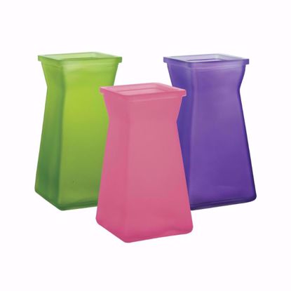 Picture of 8.25" Gathering Square Vase Breeze Assortment