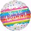 Picture of 17" 2-Sided Foil Balloon: You're Awesome