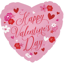 Picture of 17" 2-Sided Foil Balloon: Pink Flowers