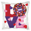 Picture of 17" 2-Sided Foil Balloon: LOVE Chocolate Donut