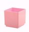 Picture of 5" Plastic Cube - Baby Pink