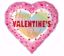 Picture of 18" 2 Sided Foil Mylar Balloon-Happy Valentine's Day