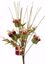 Picture of 18" Red/Green Gift Box Pick with Leaves