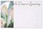 Picture of With Deepest Sympathy Enclosure Card (50 Pack)
