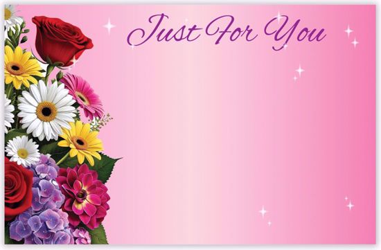 Picture of Just for You Enclosure Card (PACK 50)