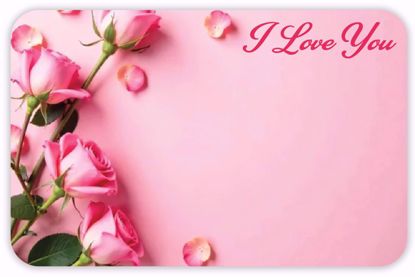Picture of I Love You Enclosure Card (Pack 50)