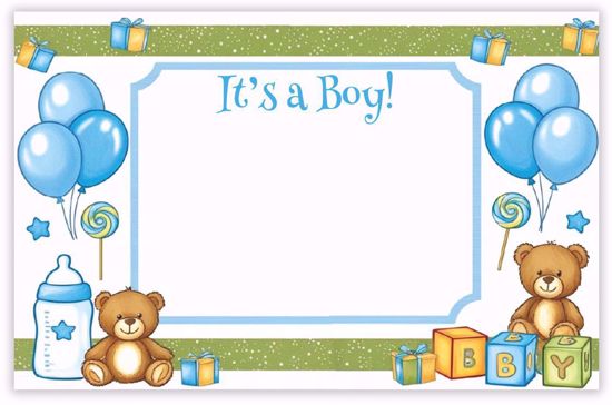 Picture of It's a Boy Enclosure Cards (PACK 50)