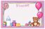 Picture of It's a Girl Enclosure Card (PACK 50)