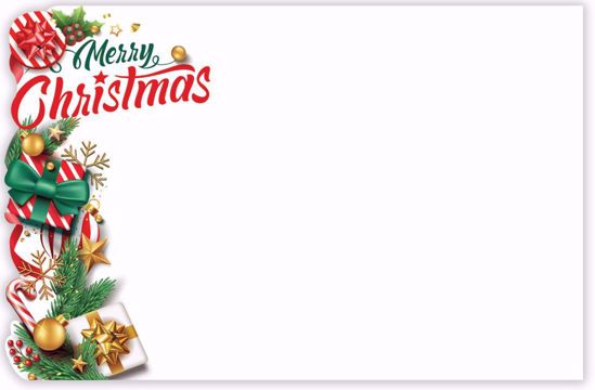 Picture of Merry Christmas Enclosure Card (PACK 50)