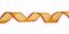 Picture of #9 Wired Edge Ribbon Fall Stripes
