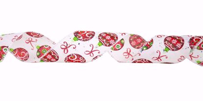 Picture of #40 Wired Edge Ribbon Ornaments