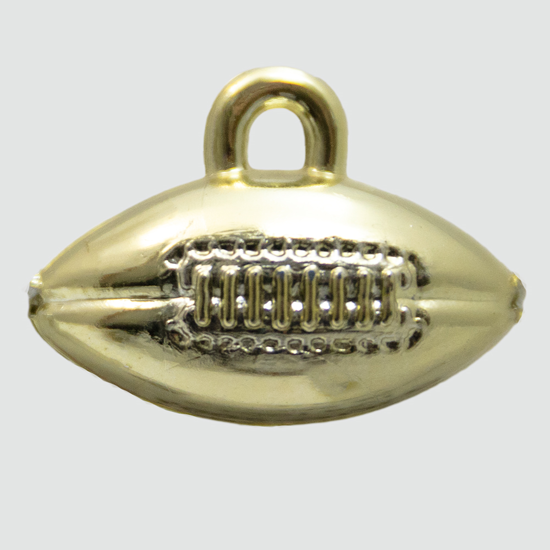 Picture of 1" Football Charm Gold