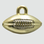 Picture of 1" Football Charm Gold