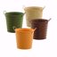 Picture of 4 Asst Autumn Spice Ribbed Pot Cover 6"