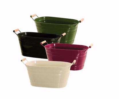 Picture of 4 Asst Dynamic Jewel Oval Planter 8"