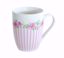 Picture of Floral & Pink Stripe Mug