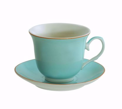 Picture of Powder Blue Teacup/Saucer